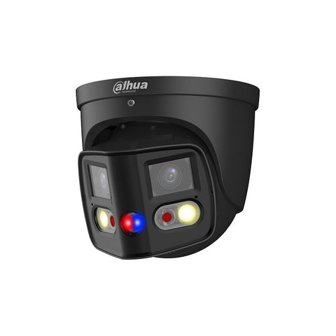 Cameră IP dome multisenzor cu vedere panoramică 2 x 4 MP Dahua IPC-PDW3849-A180-E2-AS-PV-BLACK