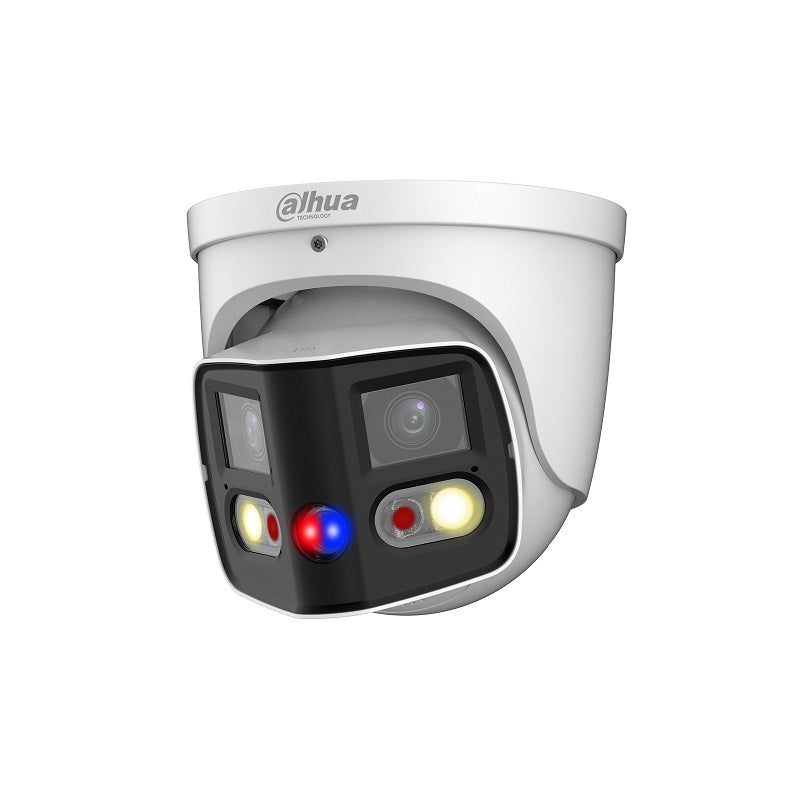 Cameră IP dome multisenzor cu vedere panoramică 2 x 4 MP Dahua IPC-PDW3849-A180-E2-AS-PV