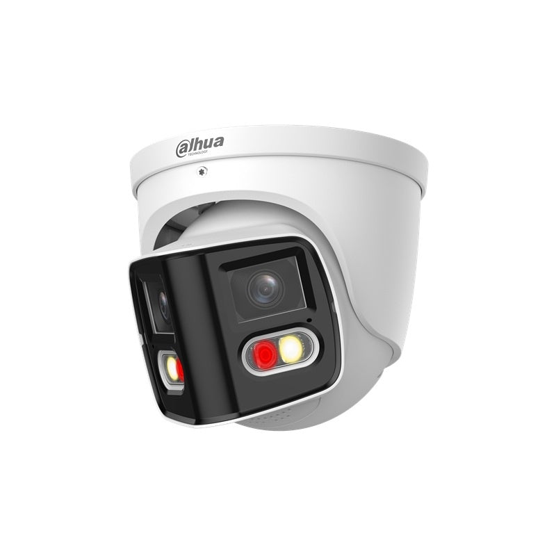 Cameră IP Starlight dome multisenzor cu vedere panoramică 2 x 4 MP Dahua IPC-PDW2849-A180-E2-S-PV