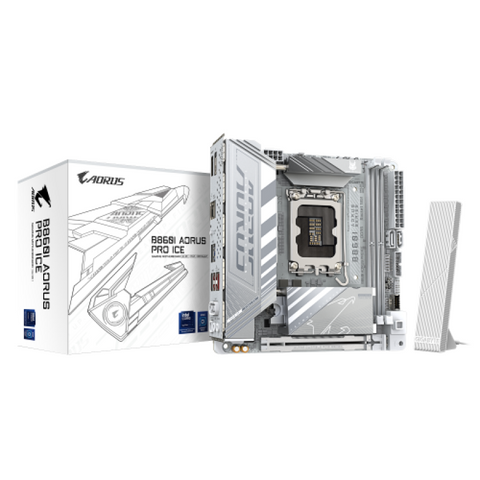 Placă de baza Gigabyte B860I aorus pro ice LGA1851, 2X DDR5