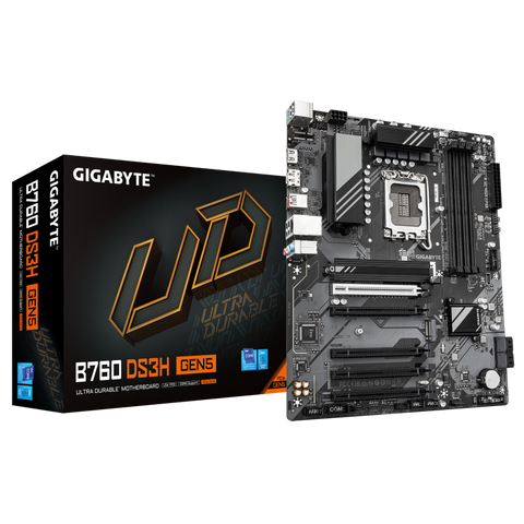 Placă de bază GIGABYTE B760 DS3H GEN5, ATX, socket LGA1700