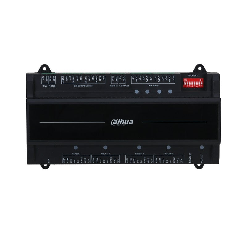 Centrală control acces pentru 4 ieşiri independente Dahua ASC2204B-S