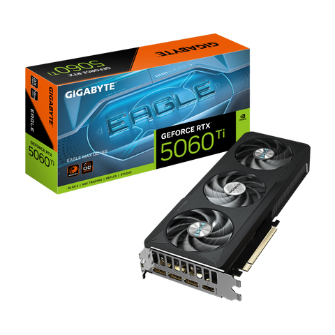 Placă video Gigabyte geforce rtx 5060 ti eagle max oc 16GB GDDR7 128 bit, PCIE 5.0, 3X DP 1X HDMI