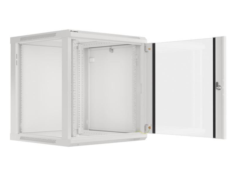 Dulap rack Lanberg 19" perete 12U / 600x600 (flat pack) V2 gri