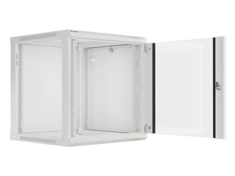 Dulap rack Lanberg 19" perete 12U / 600x600 (flat pack) V2 gri