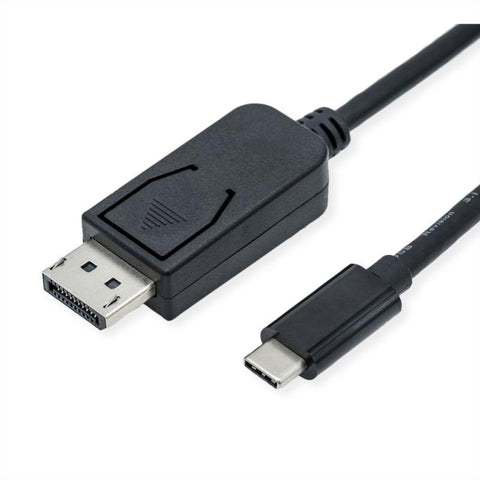 Cablu Other Roline Type C la DisplayPort 8K60Hz T-T 2m, Negru
