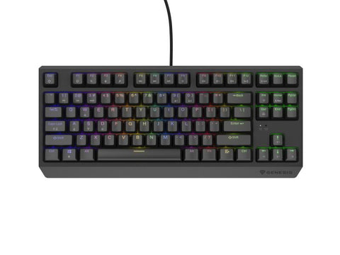 Tastatură gaming mecanica cu fir Genesis Thor 230 TKL, iluminare RGB (NKG-2077)
