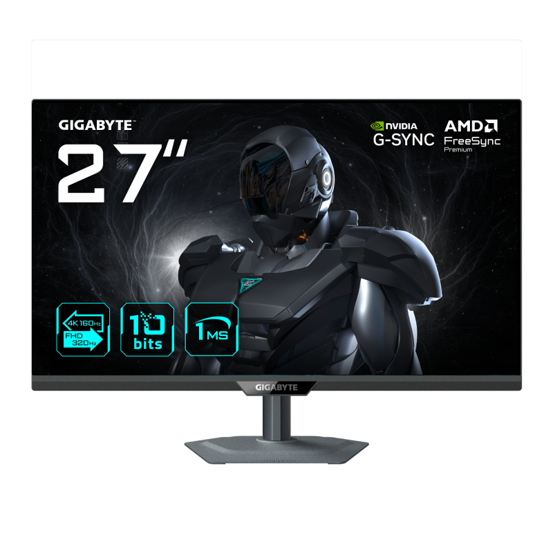 Monitor Gaming Gigabyte G27UP, 27", Dual Mode UHD (3840x2160), 160Hz