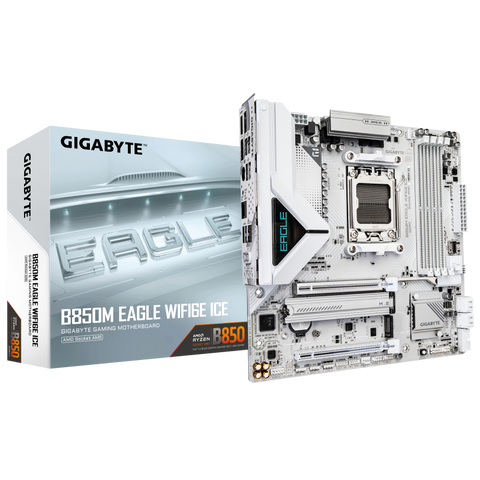 Placă de baza Gigabyte B850M eagle WIFI6E ice AM5, 4X DDR5