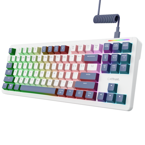 Tastatură mecanica cu fir Trust GXT 872 Xyra TKL, backlight