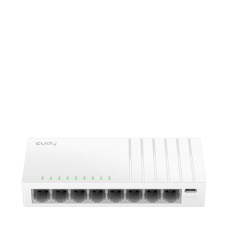 Switch gigabit Cudy GS108U, 8 porturi, USB-C, compact, 138x61.5x24mm