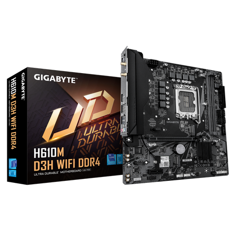 Placă de baza Gigabyte H610M D3H DDR4 LGA1700, 2X DDR4, 1X DP 1X HDMI