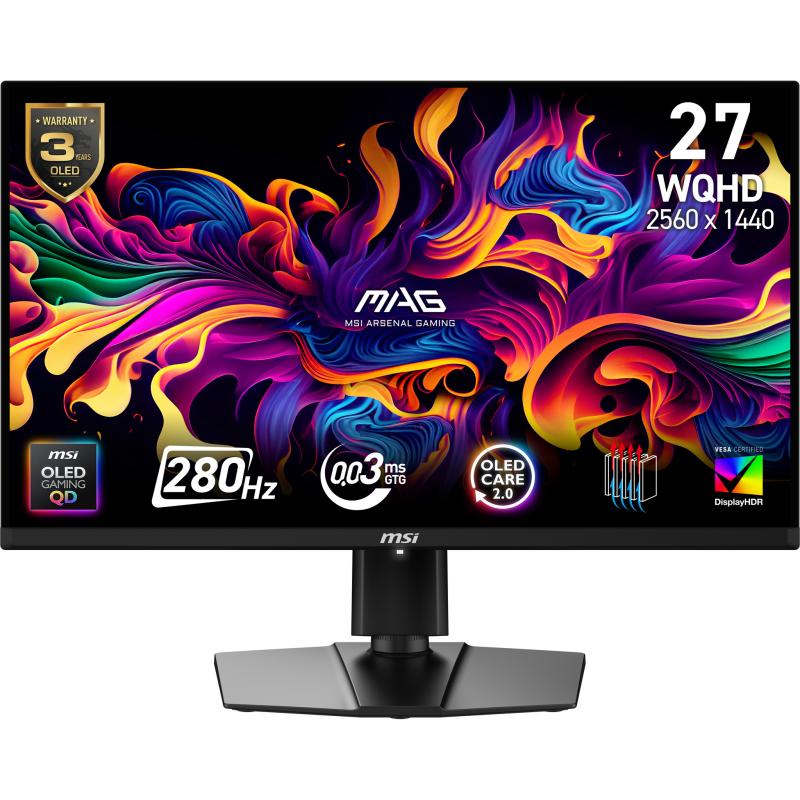 Monitor MSI 26.5" mag 271QP QD-OLED X28