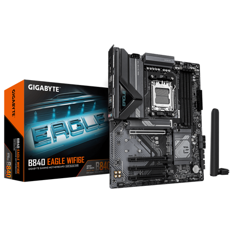 Placă de bază GIGABYTE B840 EAGLE WIFI 6E, ATX, socket AM5