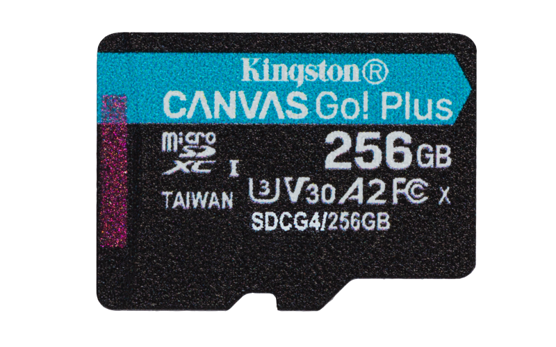 Card de Memorie MicroSDXC Kingston256GBCanvas GO PlusFara Adaptor