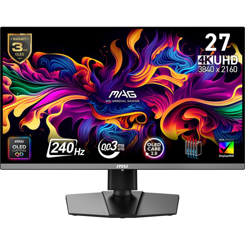 Monitor MSI 26.5" mag 272UP QD-OLED X24