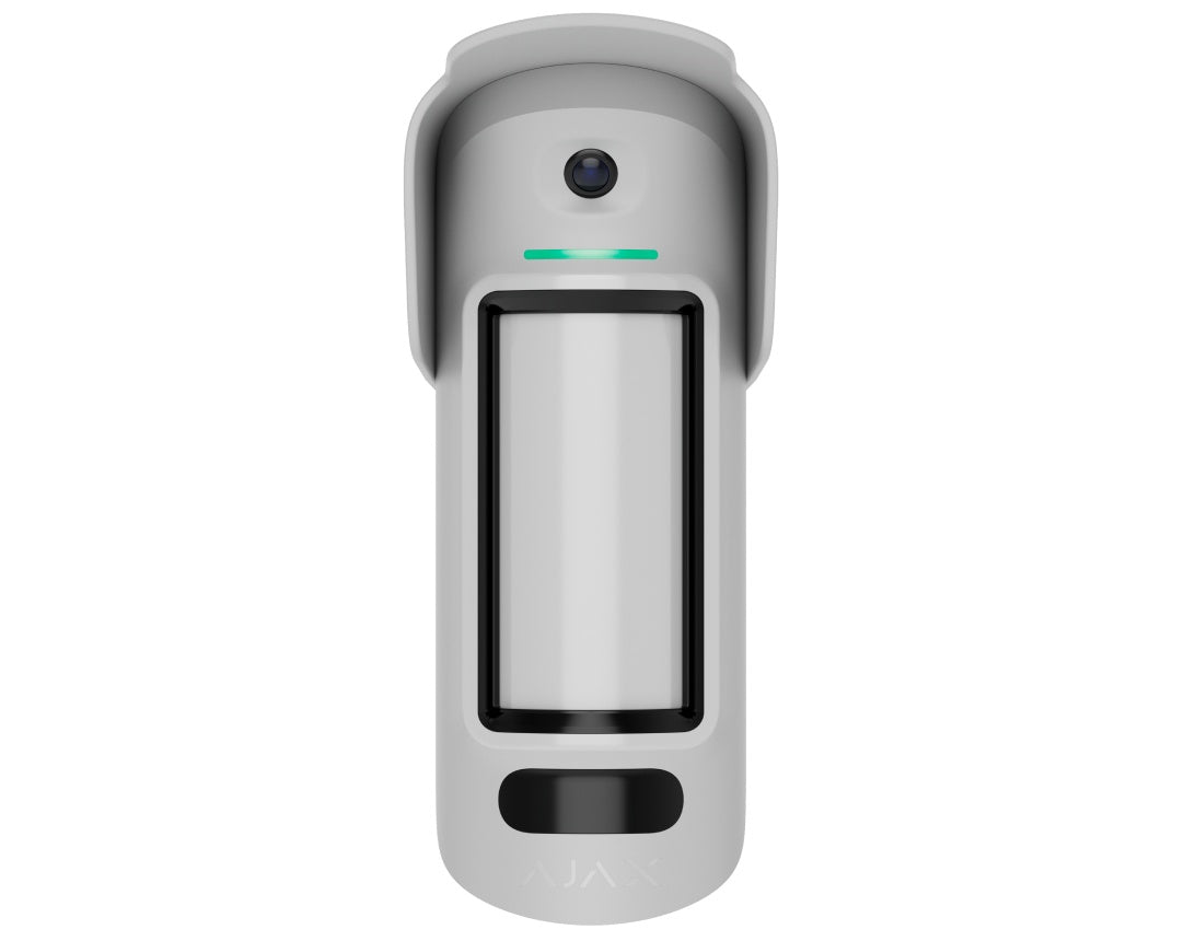 Detector de mișcare tip cortină wireless de exterior, cu cameră foto, Ajax CurtainCam Outdoor HighMount (PhOD) Jeweller