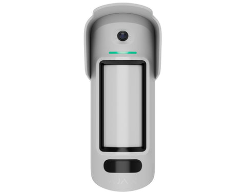Detector de mișcare tip cortină wireless de exterior, cu cameră foto, Ajax CurtainCam Outdoor HighMount (PhOD) Jeweller
