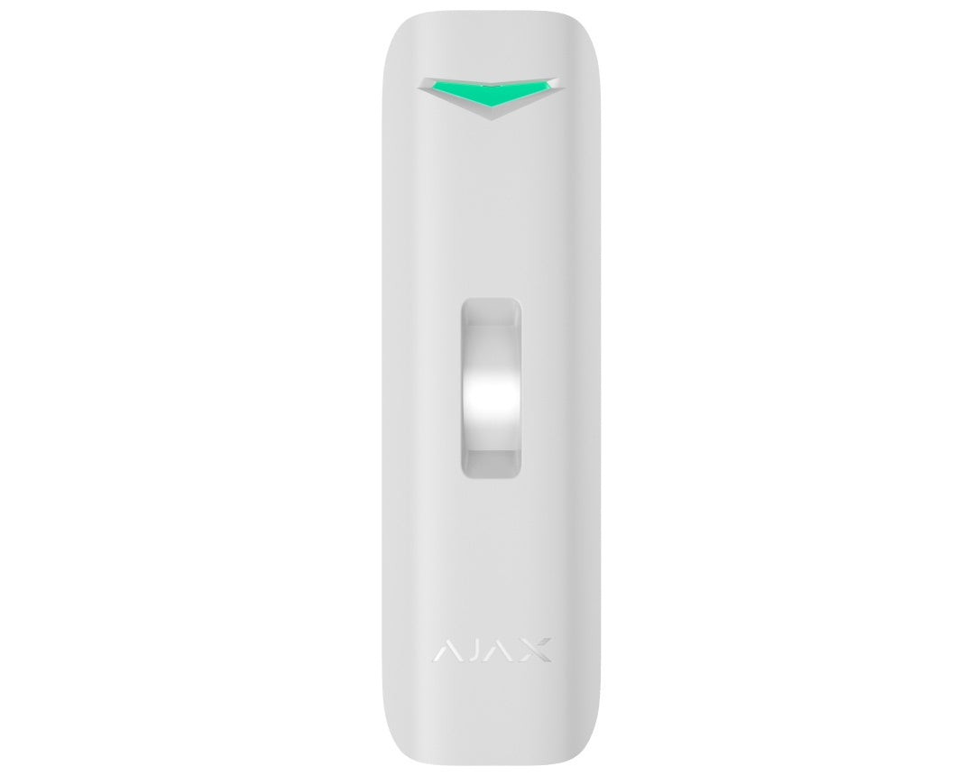 Detector de mișcare tip cortină wireless de exterior (PIR + microunde), Ajax Curtain Outdoor Mini Jeweller