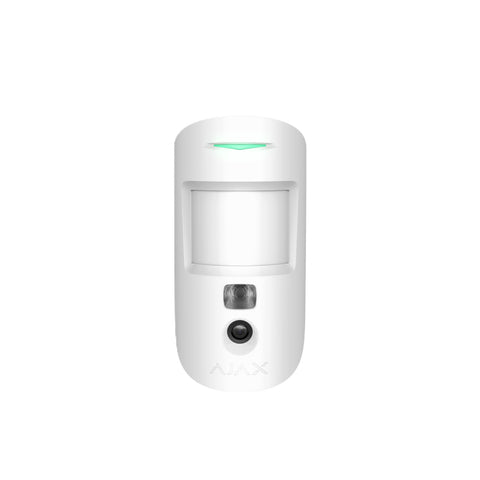Detector de miscare wireless (PIR) cu camera foto, AJAX MotionCam, alb