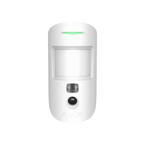 Detector de miscare wireless (PIR) cu verificare foto la alarma, AJAX MotionCam PhOD, alb