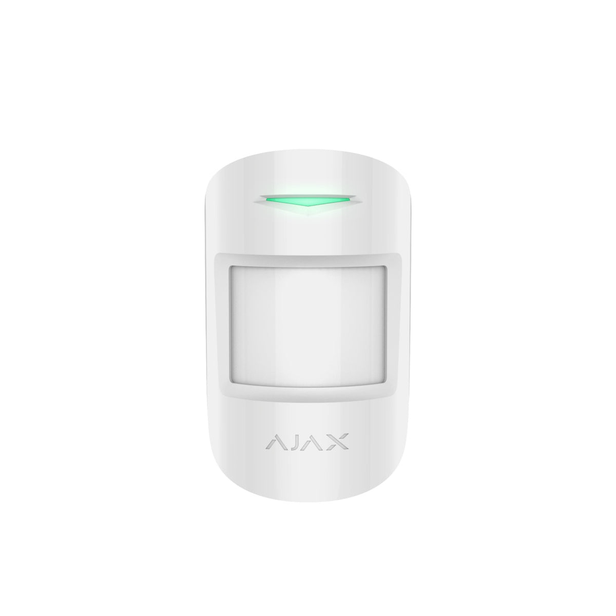 Detector de miscare wireless (PIR) si senzor geam spart, AJAX CombiProtect, alb