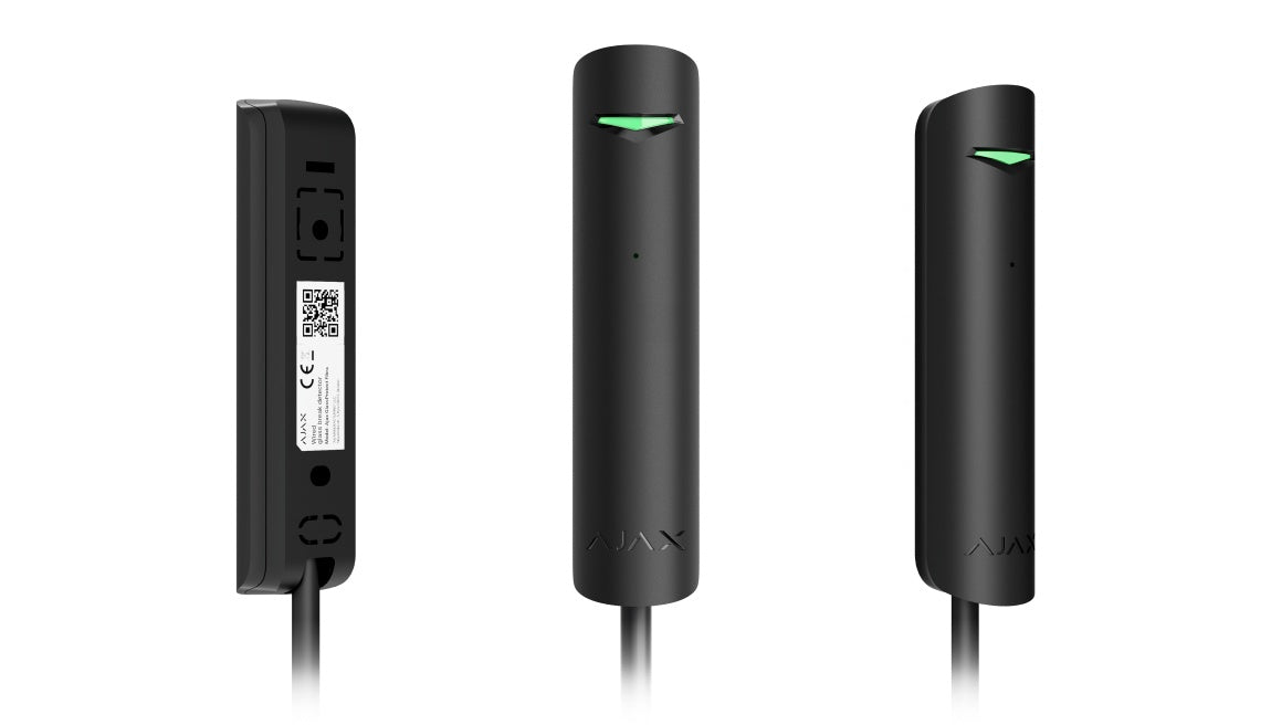 Detector de spargere geam cu fir, Ajax Superior GlassProtect Fibra