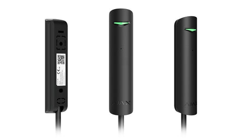 Detector de spargere geam cu fir, Ajax Superior GlassProtect Fibra
