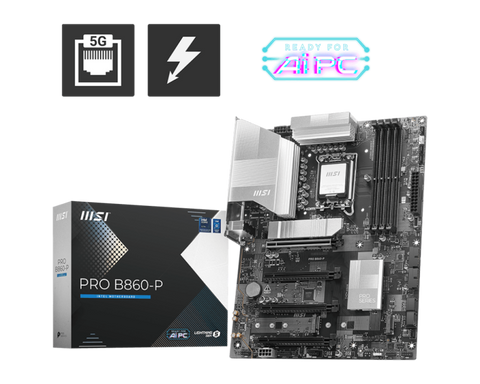 Placă de Baza MSI PRO B860-P LGA1851, 4x DDR5