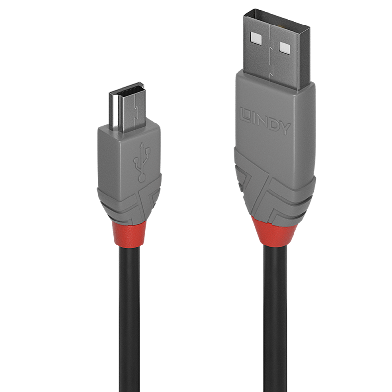 Cablu Lindy 3m USB 2.0 Type A to Mini B