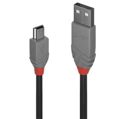 Cablu Lindy 3m USB 2.0 Type A to Mini B