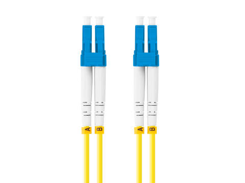 Patch cord Lanberg fibră SM LC/UPC-LC/UPC duplex 3 m LSZH G657A1 3,0 mm galben