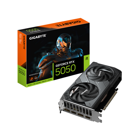 Placă video Gigabyte geforce rtx 5050 windforce oc 8GB GDDR6 128 bit