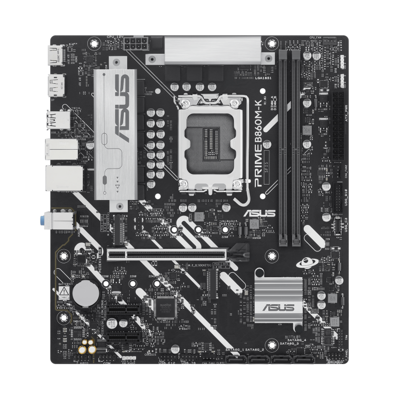 Placă de Baza ASUS PRIME B860M-K LGA1851, 2x DDR5, 1x DP 1x HDMI