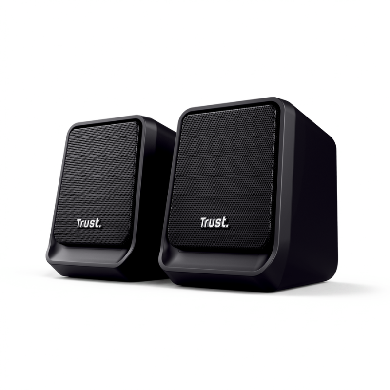 Boxe Trust Milo 2.0, putere maxima 12W, lungime cablu 120 cm,negru