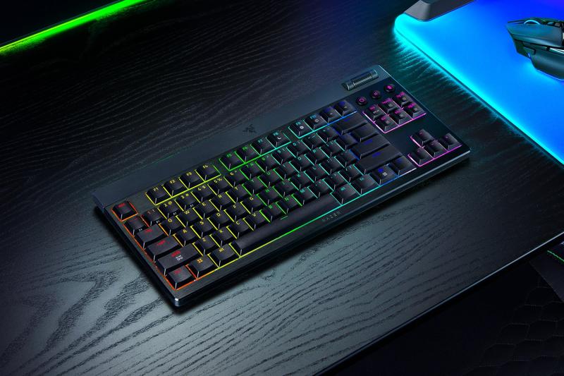 Tastatură mecanica wireless Razer Blackwidow V4 Low profile HyperSpeed TKL, switch Razer™
