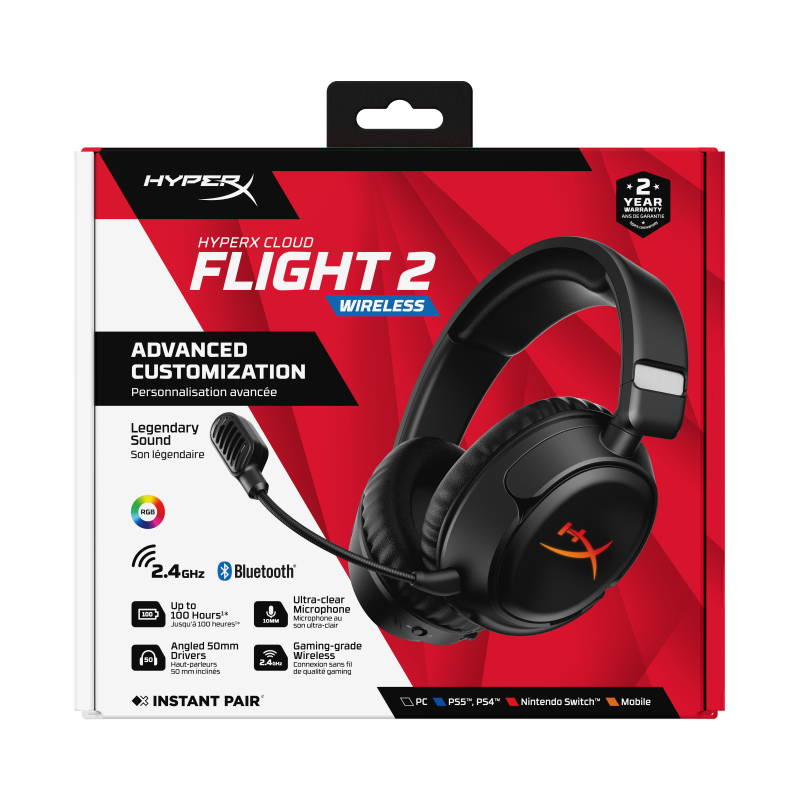 HyperX Cloud Flight 2 WL BK GAM HS HP