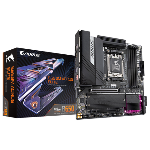 Placă de baza Gigabyte B650M aorus elite AM5, 4X DDR5, 1X DP 1X HDMI