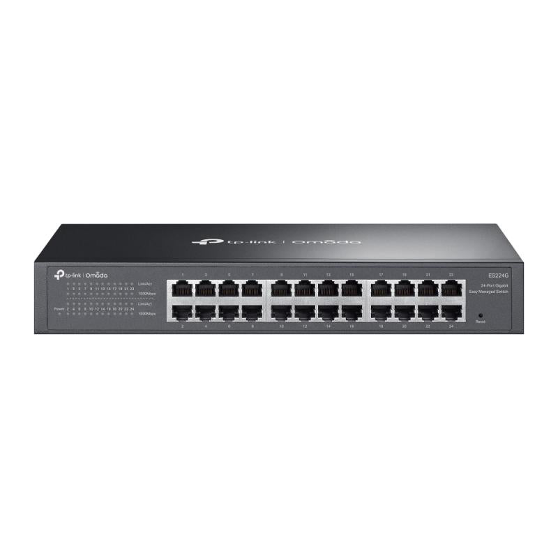 Omada 24-Port Gigabit Easy Managed Switch PORT: 24× Gigabit RJ45 Ports SPEC: 1U 13-inch TP-Link