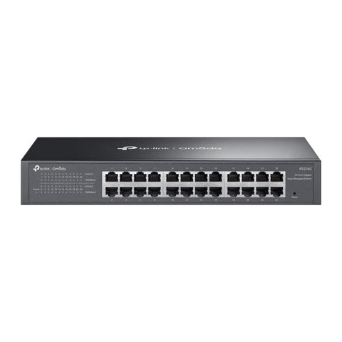 Omada 24-Port Gigabit Easy Managed Switch PORT: 24× Gigabit RJ45 Ports SPEC: 1U 13-inch TP-Link