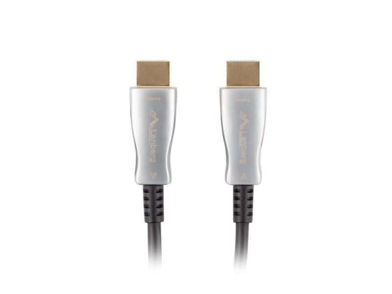 Cablu Lanberg HDMI M/M v2.0 40 m optic negru AOC