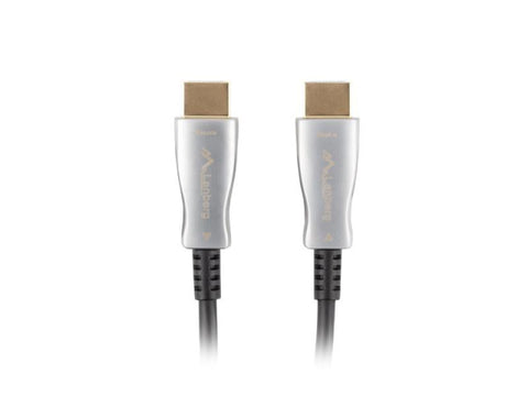 Cablu Lanberg HDMI M/M v2.0 40 m optic negru AOC