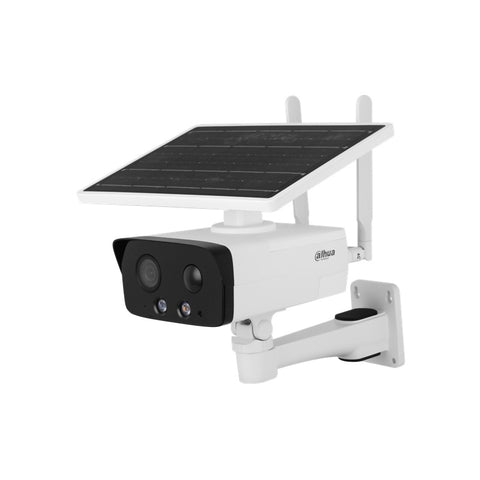 Kit Cameră IP Starlight 4G bullet de exterior 4 MP + Panou solar 10.000 mAh Dahua IPC-HFW2431DG-4G-SP-NL668EAU-B