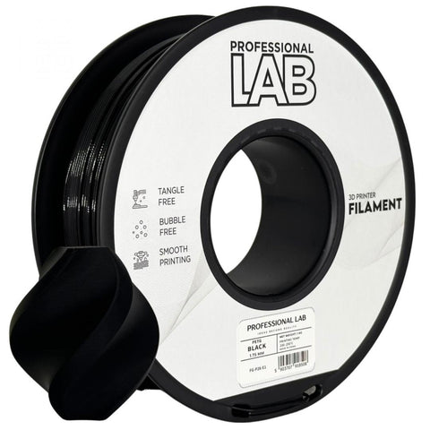 Filament 3D Proffesional Lab, Diamentru 1.75mm Professional lab (PETG BLACK | PROF. LAB)