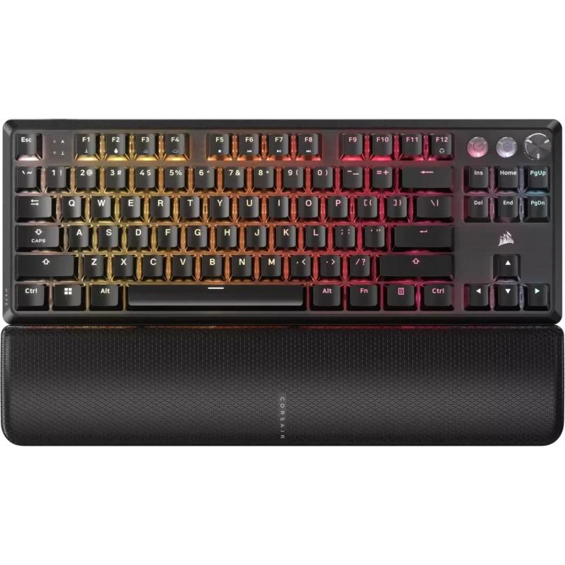 Tastatură Gaming CORSAIR K70 PRO TKL High-Performance Hall Effect cu Trigger Rapid, cu fir USB 3.0