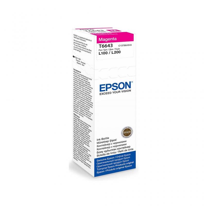 Cartuș cerneala Epson T6643, magenta, capacitate 70ml