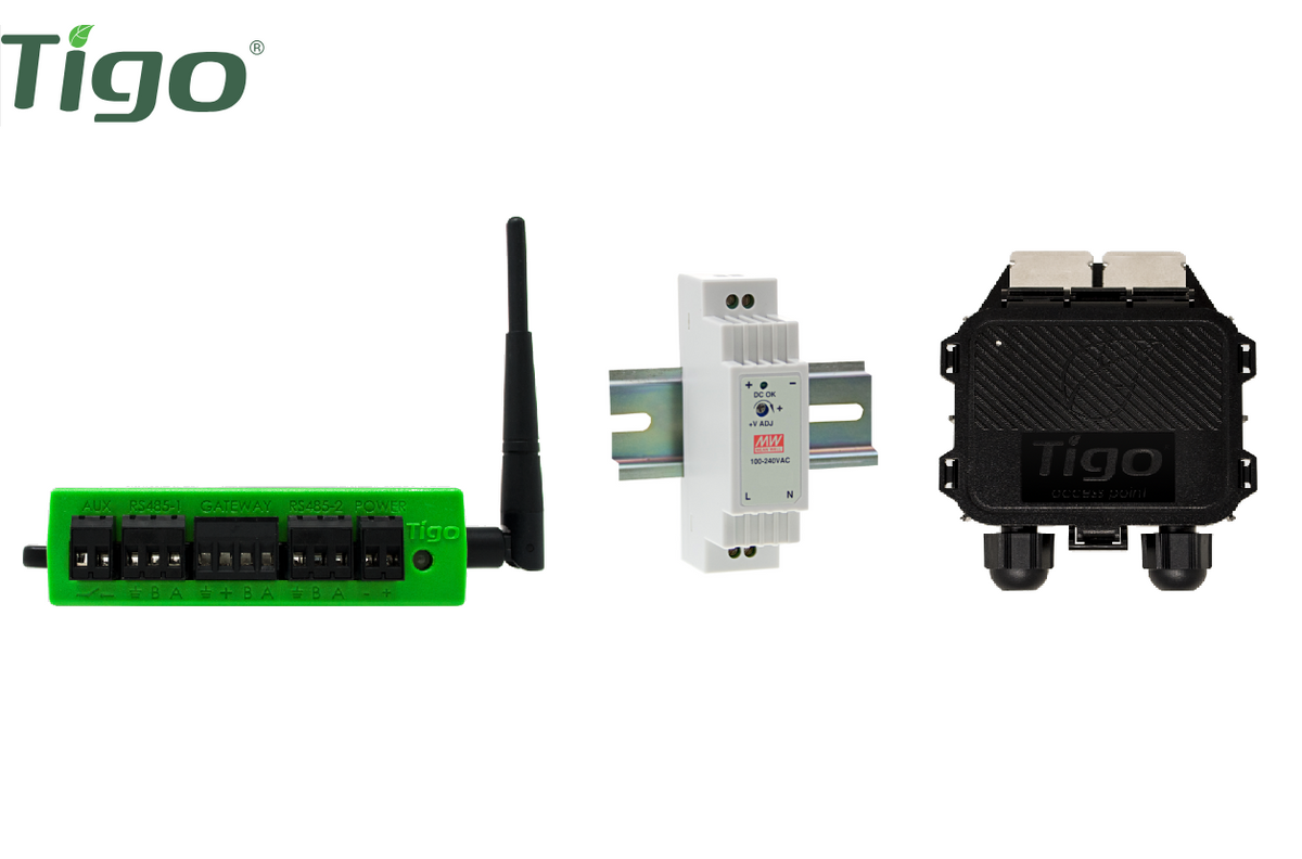 Tigo Kit, Cloud Connect Advanced, Tigo Access Point, Sina DIN PS Tigo energy