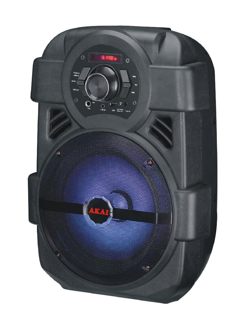 Boxă portabila activa Akai ABTS-808L, 10 W, Bluetooth, USB, Aux in