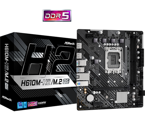 Placă de baza ASROCK H610M-H2/M.2 D5 LGA1700 2x DDR5