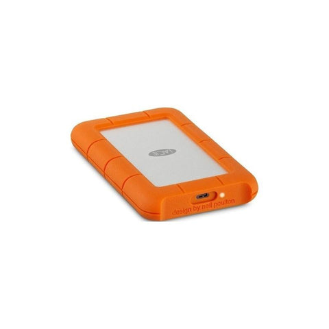 HDD extern Lacie, 4TB, Rugged, 2.5", USB3.0, argintiu si portocaliu